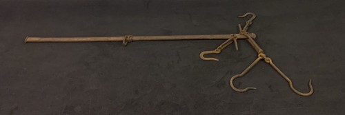 Antique wrought iron - iron, sliding