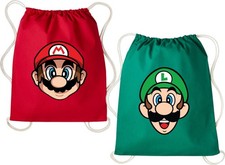 Mario and Luigi Drawstring