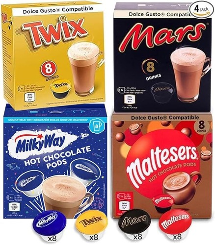 Caffeluxe hot chocolate pods - hot,