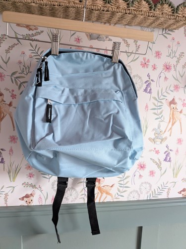 Baby blue backpack rucksack - blue, backpack.