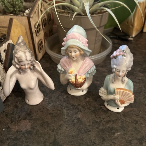 Three large porcelain - large,