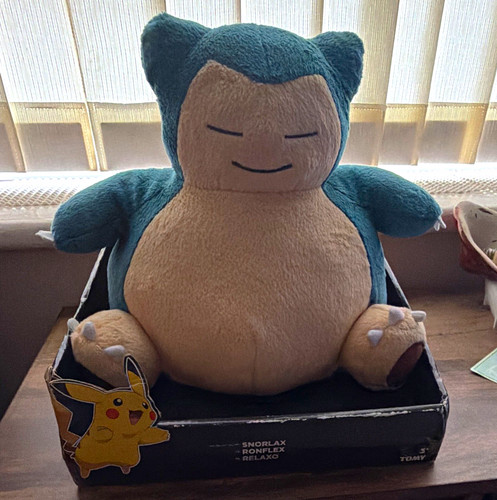Tomy pokemon snorlax plush - pokemon,