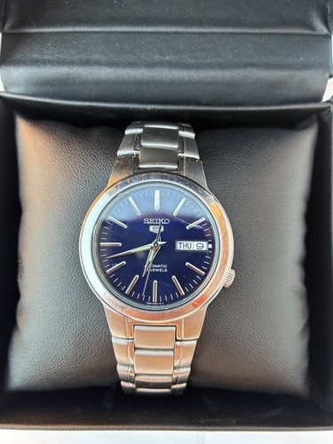 Seiko blue automatic watch - 5,