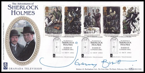 Jeremy brett signed 1993 - brett, gb