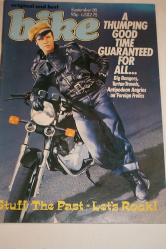 Bike magazine sept 1985 honda - magazine,