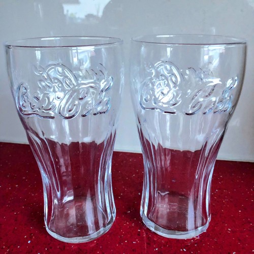Coca cola glasses clear - glasses,