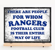 Rangers metal sign - fc,
