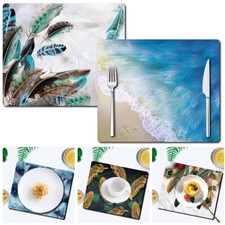 Placemats coasters leather - placemats, pu