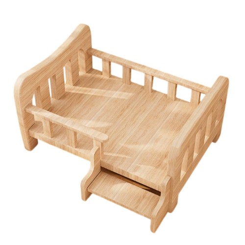 Wood pet bed frame side - pet, rails