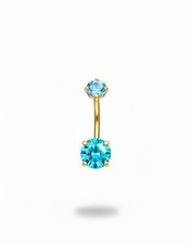 Coloured Belly Bar 316L