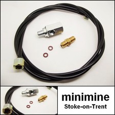 Classic Mini Oil Pressure Gauge Kit INC Nylon Pipe T-Piece Adaptor rover S minor