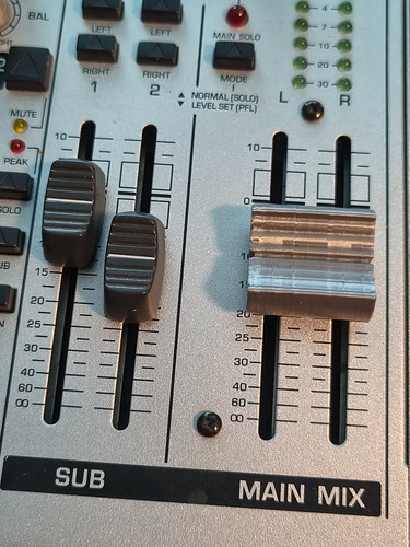 Printed main fader stereo - printed,