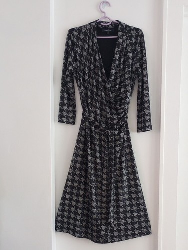 Evan picone black gray shiny - black, &