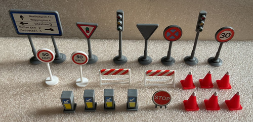 Toy road signs cones traffic - road,