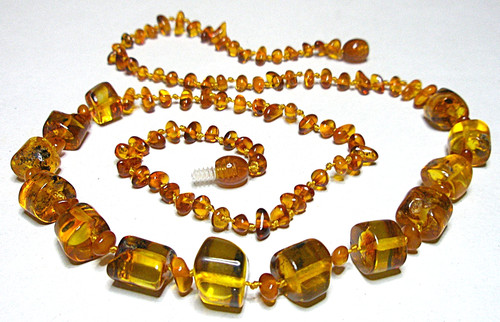 Genuine baltic amber necklace - baltic,