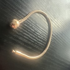 Pandora Bracelet Rose Gold Original Used Good Condition 20cm No Box