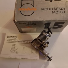 MVVS 1.5 D Schnuerle ported model plane diesel engine. 1.5cc capacity.