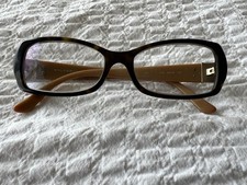 Bvlgari Women's Eyeglasses Tortoise Shell Frame with Crystal Detail with Case