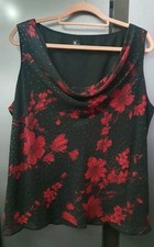 BHS Black Cowl Neck Chiffon