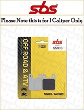 Malaguti Drakon 50 NKD 2007-2008 [Rear Carbon Brake Pads] [SBS CS Series]