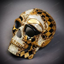 Venetian Crackle Skull Full