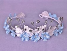BLUE IVORY WHITE Flower Girl