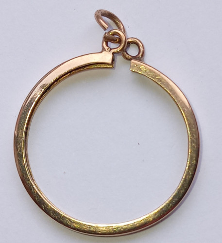 9ct gold hallmarked half - 9ct,