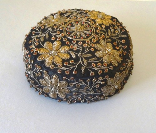 Vtg zardozi pillbox - vtg, hat