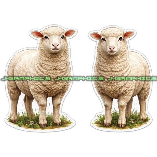 Sheep animal vinyl - sheep,