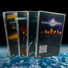 Star trek vhs video tapes - star,