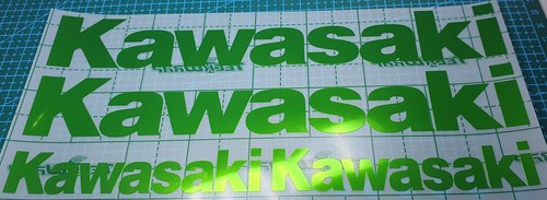 Chrome green kawasaki - x,