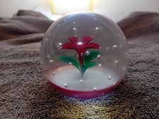 Signed Selkirk Glass 1997 Paperweight