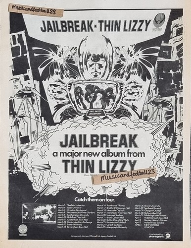 Thin lizzy jailbreak 1976 - thin,