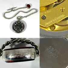 WW2 Era Officers Jaeger Le-Coultre Pocket Watch with Albert & Fob (Working)