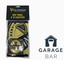 Single Guinness Bar Towel & 10