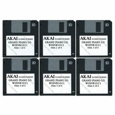 Akai S1000 / S3000 Set of Six