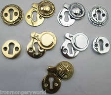 OLD STYLE KEYHOLE DOOR KEY HOLE COVERS ESCUTCHEON 