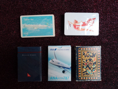 Different airline decks - 5,
