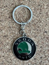 QUALITY  METAL  SKODA  KEYRING/KEYCHAIN  , PRICE INCLUDES POSTAGE COST