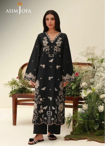 Asim jofa embroidered suit - asim,