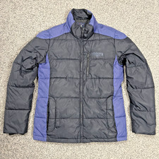 Mavi Puffer Jacket Mans Size S Navy Blue Lightweight Warm Winter Coat Full Zip