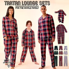 Woven Tartan Lounge Set