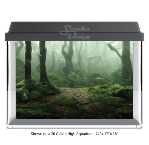 Creepy foggy forest warp - foggy,
