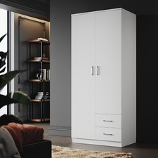 Door drawer white wardrobe - 2,