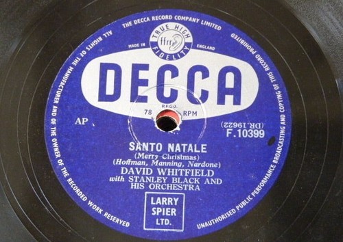 78rpm david whitfield - 78rpm,