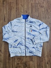 Italy Adidas Italia FIGC Anthem Reversible Jacket Mens Size XLarge