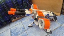 NERF Elite Rhino-Fire Blaster With Drum Magazines & Tripod.  Not Working