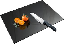 Tempered Glass Cutting Board Non-Slip Worktop Saver Chopping Board Countertop Sa