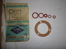 AMAL 363 GASKET SET BSA TRIUMPH SCOOTER VELO LE  VALIANT ORIGINAL AMAL