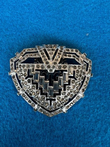 Vintage art deco rhinestone - vintage,